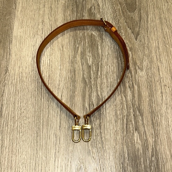AUTHENTIC Louis Vuitton Vanchetta leather replacement/extender straps (3 pieces) - Picture 4 of 10